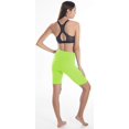 thumbnail image 2 of LMB Biker Shorts for Women Extra Soft Fabric - One Size (XS - M) Neon Yellow, 2 of 4