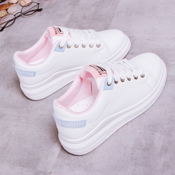 Zapatos de tabla deportivos coreanos para estudiantes de primavera y verano del sudeste asiático, zapatos blancos de primavera para mujer, zapatos de mujer