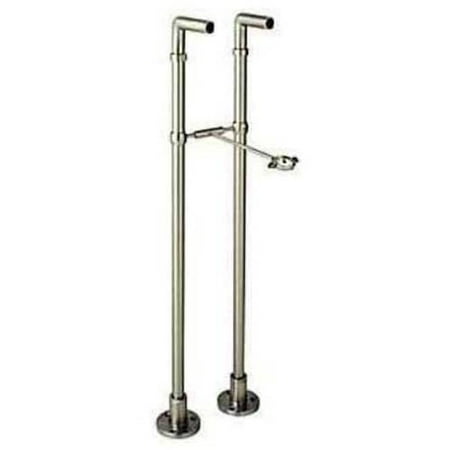 0.88" Exposed Tub Filler Mixers - Finish: Satin Nickel