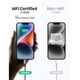 thumbnail image 3 of Cable USB C a Lightning UGREEN de 6 pies para iPhone 14/13/12/X, 3 of 7