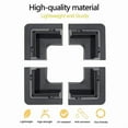 thumbnail image 3 of 4Pcs RV Solar Panel Mounting Brackets Black Drill-Free Corner Bracket Support for RV Boat Caravans, 3 of 8