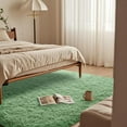 thumbnail image 6 of Large Green Fluffy Rugs for Living Room 8x10 ft - Ultra Soft Faux Fur Area Rug - Plush Non-Slip Shaggy Carpet for Bedroom, Kids Boys Girls Dorm Nursery Room, 6 of 17