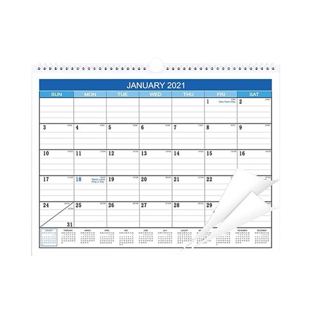 Pianpianzi Desk Calendar Mat Desktop Calendar Pad 2022 Camping Wall