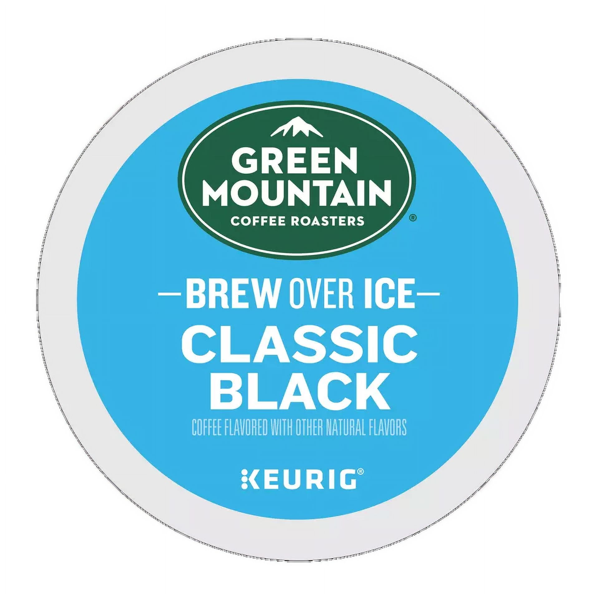Green Mountain Coffee Roasters Brew Over Ice Classic Black, K-Cups, 24 Count