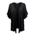 thumbnail image 1 of Doublju Women's Short Sleeve Open Front Cardigans, 1 of 2