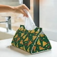 thumbnail image 5 of Kdxio Pizza Print Tissue Box Cover,Modern PU Leather Rectangular Tissue Box Holder for Bathroom Living Room Bedroom Office Desk Car Home, 5 of 6