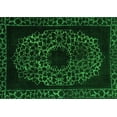 thumbnail image 1 of Ahgly Company Indoor Rectangle Abstract Green Modern Area Rugs, 2' x 3', 1 of 4