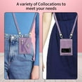 thumbnail image 7 of for Samsung Galaxy Z Flip 4 Wallet Case, Cute Luxury Business Leather Card Slot Card Package Phone Case with Lanyard Hard PC Bumper Anti-Fall Protector for Galaxy Z Flip 4 5G 2022 Women, 7 of 7