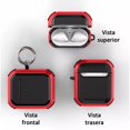 thumbnail image 2 of Funda Uso Rudo Gadget Collection Mx para Airpods 2a Generacion GC-FURA2 Gancho rojo, 2 of 5
