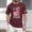 001Wine, variant on Hogleaql Mens Graphic Tees 4th Of July T Shirt Crew Neck American Flag Print Short Sleeve Tee Patriotic Fashion Independence Day Loose Pullover Tops Red 2XL