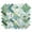 Green, variant on iMzoon 84Pcs 5" Checkered Fabric Squares, Wavy Edge Plaid Cotton Fat Quarters | Quilting Supplies & Sewing Bundles, Fall Material by the Yard Style Scraps - Floral Plaid