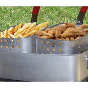 King Kooker 1624 24 Rectangular Outdoor Cooker Package W/ Rectangle Fry Pan
