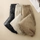 thumbnail image 1 of Pantalones de algodón con diseño de rombos de invierno, pantalones holgados, adelgazantes, gruesos y cálidos, pantalones casuales de rábano para mujer, 1 of 2