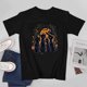 thumbnail image 2 of Cats in front of the moon T-shirts Halloween T-shirts Gift for cat enthusiasts Cat Short Sleeve, 2 of 5