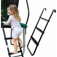 thumbnail image 2 of Ladder, Universal Trampoline Ladder Accessories 3-Step Ladder Skid-Proof Wide Step Easy Assembly, 2 of 7