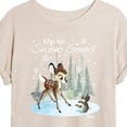 thumbnail image 3 of Disney Bambi - Christmas - Up To Snow Good - Juniors Ideal Flowy Muscle T-Shirt, 3 of 5