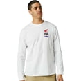 thumbnail image 2 of Fox Racing Mens WHITE Honda Wing Long Sleeve Premium Tee T-Shirt Crewneck Cotton, 2 of 2