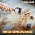 thumbnail image 7 of Dog Dematting Comb, Deshedding Undercoat Rake, Dog Comb for Detangling and Shedding, Detangler Brush For Grooming [We Love Doodles], 7 of 7