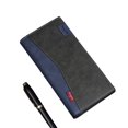 thumbnail image 4 of Men's Long Wallet with RFID Blocking, PU Leather Bifold Wallet with Zipper Coin Pocket & Multiple Card Slots, 4 of 12