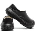 thumbnail image 4 of Women Men Adult Clogs Fuzz Lined Waterproof Closed-back House Slippers Non-slip Bedroom Slides for Indoor Outdoor, 4 of 15