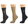 thumbnail image 1 of Women's Argyle Pattern Bamboo Crew Socks, 1 of 1
