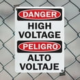 thumbnail image 5 of (2 Pack) High Voltage (Bilingual) OSHA Danger Sign 18 Inch X 24 Inch Indoor / Outdoor Rust-Free Aluminum Metal Signs for Workplace, Workshop, and Construction Site, Made in the USA, 5 of 8