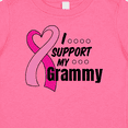 thumbnail image 4 of Inktastic Breast Cancer Awareness I Support My Grammy with Pink Ribbon Boys or Girls Baby T-Shirt, 4 of 5