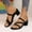 Black, variant on Viluyesy Women's Chunky Heels Sandals, Slip On Comfortable Open Toe Spring Summer 2025 Causal Shoes Black 8