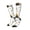 2 Black-2, variant on Women Crew Soft Moisture-wicking Socks Honey Bee Insect Pattern Design Cotton Socks, One Size fit All