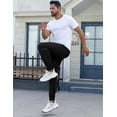 thumbnail image 4 of EKOUAER Men's Pajama Pants, Lightweight Loungewear, Comfy Jogger Sleep Pant Long Pj Bottoms with Drawstring & Pockets, 4 of 6