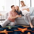 thumbnail image 4 of Starfish Polyester Indoor Carpet, Right-Angle Floor Mat for Home, Office - Soft and Durable Area Rug for Living Room, Bedroom, and More - Easy to Clean and Maintain, 4 of 6