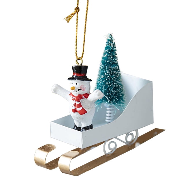 Iron Christmas Hotballoon Parachute Pendant Christmas Decorations Christmas Tree Pendant