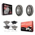 thumbnail image 1 of Transit Auto Front Coated Disc Brake Rotors and Semi-Metallic Pads Kit for Car Audi A6 Quattro S4 KGF-100240, 1 of 11