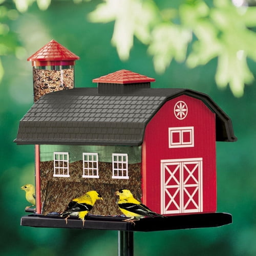 Artline Red Barn Nyjer Thistle Decorative Birdfeeder by Kay Home Products