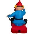 thumbnail image 3 of Gemmy Christmas Inflatable Rudolph and Yukon Cornelius on Sled, 4.5 ft Tall, Multi, 3 of 4