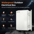 thumbnail image 3 of Caja eléctrica exterior QILIPSU de 30 x 20 x 17 cm a prueba de agua IP66, 3 of 9