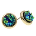 thumbnail image 4 of Jumpingount Pendientes de tuerca elegantes, regalos de joyería, accesorios de decoración de moda, pendientes pequeños de tuerca brillantes con estilo para Tipo 14 10piezas Jumpingount CBP376911, 4 of 4