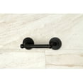 thumbnail image 2 of Kingston Brass BA2718MB 2.63 in. Milano Toilet Paper Holder, Matte Black, 2 of 3