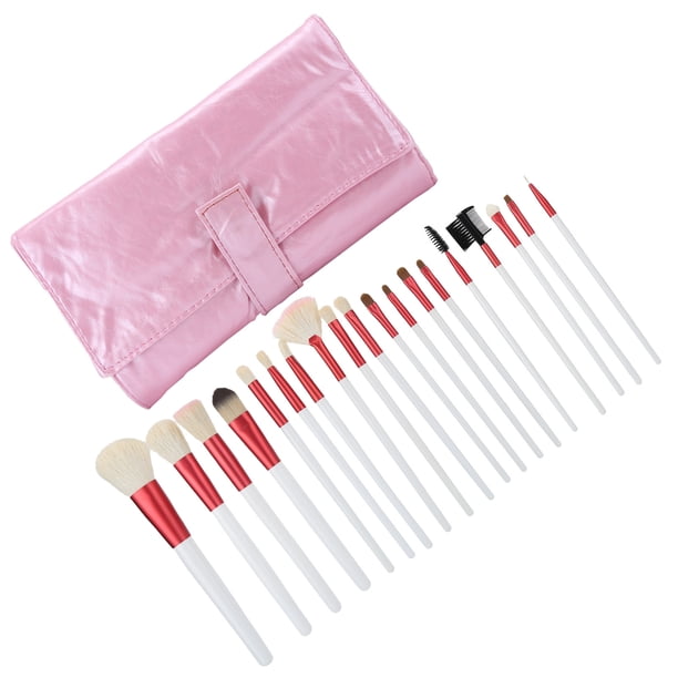 Juego de brochas de maquillaje, juego de 20 brochas de maquillaje, brochas para sombras de ojos, brochas cosméticas fiables y duraderas
