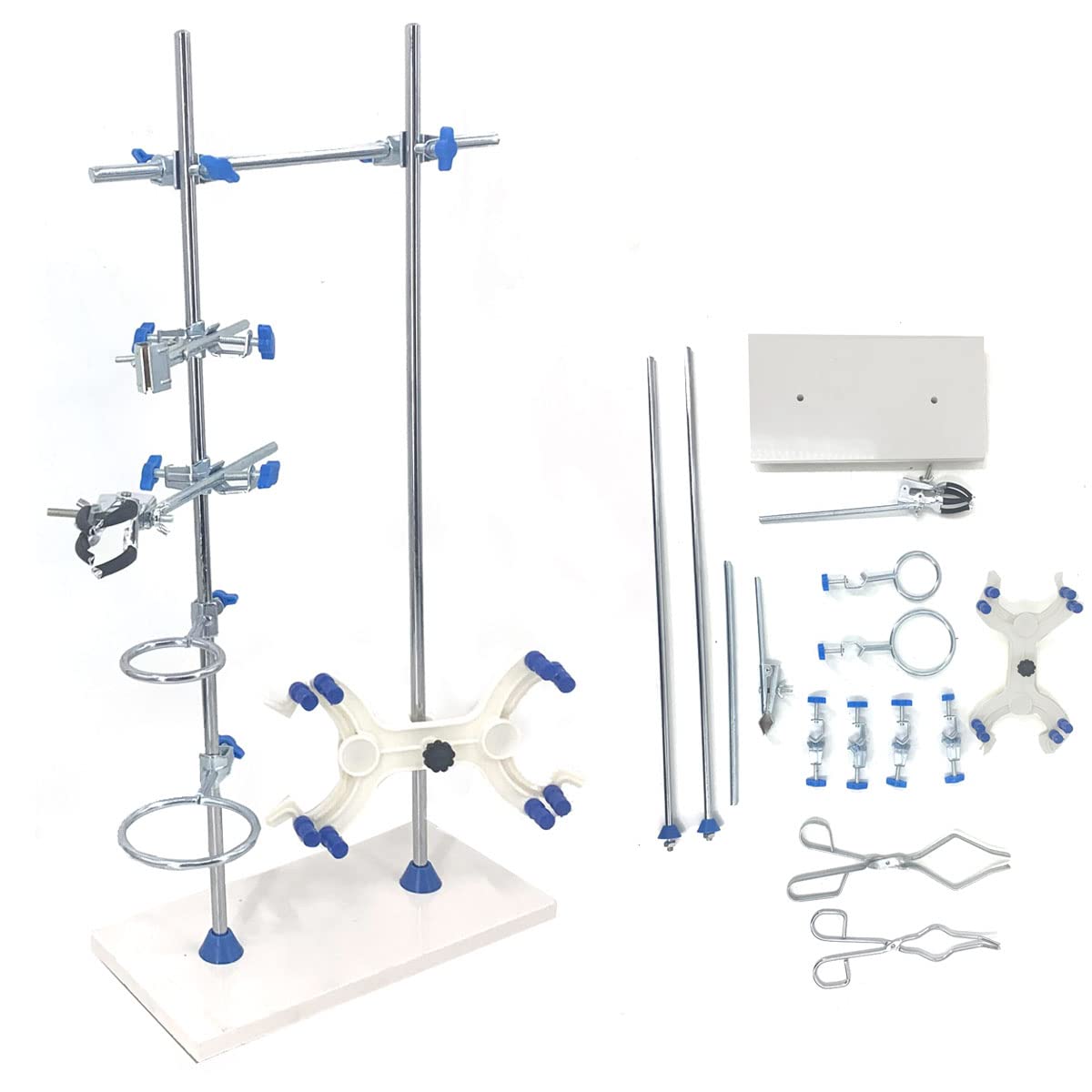 SUDEG Chemistry Laboratory Stand Set Tube Flask Holder For Experiment