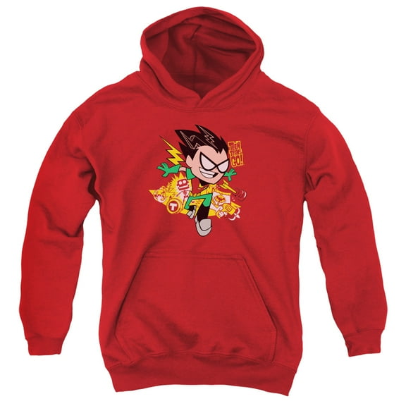 Teen Titans Go - Robin - Youth Hooded Sweatshirt - X-Large