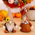 thumbnail image 5 of Gnome Dwarf Plush Doll Standing Pose Figurine Decorations Holiday Gift Home Accent For Teens & Teenagers, 1Pc Dwarf Plush Ornament With Sunflower Detail, 5 of 7