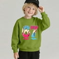 thumbnail image 3 of Tiijoy Toddler Girls Sweatshirt -Lined Comfy Crew Neck Shirt Pullover, Sizes 4-5T, 3 of 5