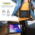 thumbnail image 6 of FJLBDE Case for Lenovo Tab M10 Plus 3rd Gen 2022 10.6 Inch with 360 Kickstand, Shoulder Strap Carrying Protective Cover, Black, 6 of 6