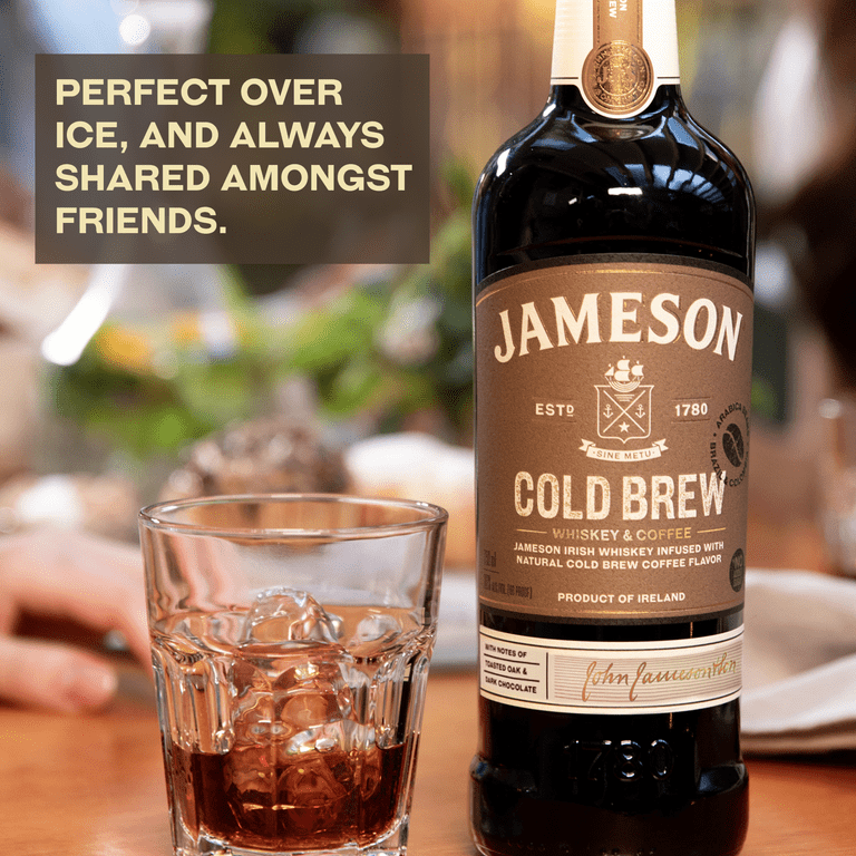 Jameson Whiskey & Coffee, Cold Brew - 750 ml