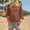 Brick Red, variant on Crochet Lattice Tops For Women Womens Summer Tops Short Sleeve Tops For Women Trending Womens Clothes Womens Tops Crochet Lattice Tops For Women Wrinkle Free Travel Clothes For Women