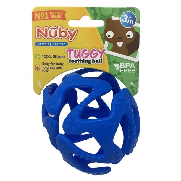 Tuggy Teething Ball Blue