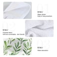 thumbnail image 2 of Yayeee Kitchen Hanging Hand Towels Set of 2 with Loop Bathroom Absorbent Tie Towel, Green Leafy Pattern, 2 of 7