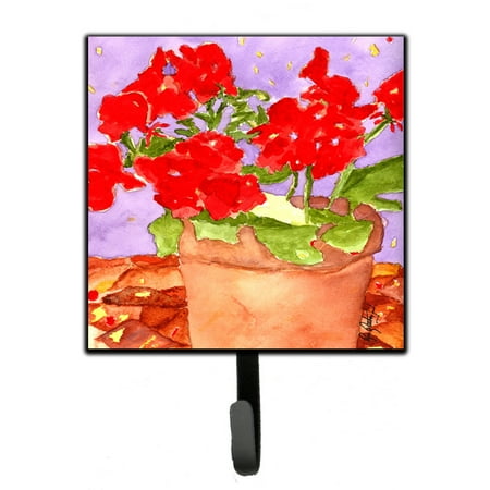 

Carolines Treasures RDR2004SH4 Flower - Geranium Leash or Key Holder 7Hx4.25W multicolor