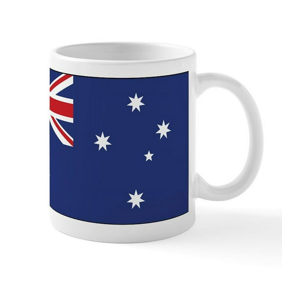 CafePress - Australia Flag Mug - 11 oz Ceramic Mug - Novelty Coffee Tea Cup